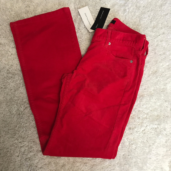Great Plains Pants - Vintage Great Plains new red corduroy pants tags